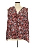 Downing Studio 100% Polyester Red Sleeveless Blouse Size 4X - photo 1