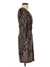Max and Cleo Graphic Brown Cocktail Dress Size XS - photo 4