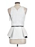 Robert Rodriguez 100% Polyester White Sleeveless Blouse Size 10 - photo 2
