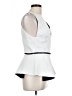 Robert Rodriguez 100% Polyester White Sleeveless Blouse Size 10 - photo 4