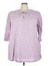 Lane Bryant Purple 3/4 Sleeve Top Size 22 - 24 Plus - photo 1