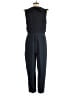 Banana Republic 100% Polyester Solid Black Jumpsuit Size 12 - photo 2