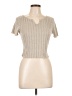 Shein Tan Short Sleeve Turtleneck Size L - photo 1