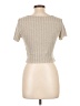 Shein Tan Short Sleeve Turtleneck Size L - photo 2