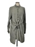 Express 100% Lyocell Gray Casual Dress Size L - photo 1