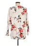 Iwollence Floral Ivory Long Sleeve Blouse Size M - photo 2