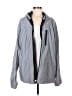 Unbranded 100% Nylon Solid Gray Silver Windbreaker Size M (estimated) - photo 1