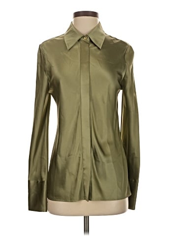 Joseph Long Sleeve Silk Top (view 1)
