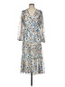 Joie 100% Polyester Print Blue Casual Dress Size S - photo 1
