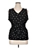 Ann Taylor Black Sleeveless Blouse Size XL - photo 1