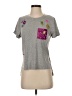 Assorted Brands Floral Gray Short Sleeve T-Shirt Size S - photo 1