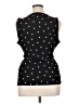 Ann Taylor Black Sleeveless Blouse Size XL - photo 2
