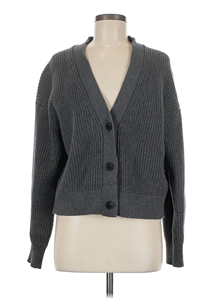 Pre-owned Everlane Cardigan Sweater In Gray