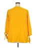 41Hawthorn 100% Polyester Yellow 3/4 Sleeve Blouse Size 2X - photo 2