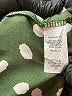 First Love 100% Polyester Polka Dots Green Long Sleeve Blouse Size 1X - photo 8