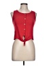 Capella Apparel Red Sleeveless Blouse Size L - photo 1