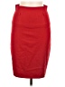 Black Halo Solid Red Formal Skirt Size 6 - photo 1
