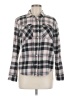 Forever 21 Plaid Black Long Sleeve Button-Down Shirt Size M - photo 1