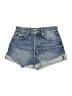 Zara Blue Denim Shorts Size 6 - photo 1