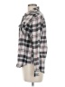Forever 21 Plaid Black Long Sleeve Button-Down Shirt Size M - photo 5