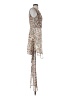 Reverse Floral Silver Cocktail Dress Size S - photo 4