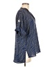 MICHAEL Michael Kors Blue Short Sleeve Blouse Size M - photo 4