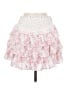 Evolutionary 100% Polyester Hearts White Casual Skirt Size M - photo 1