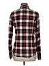 J.Crew Plaid Red Long Sleeve Button-Down Shirt Size M - photo 2