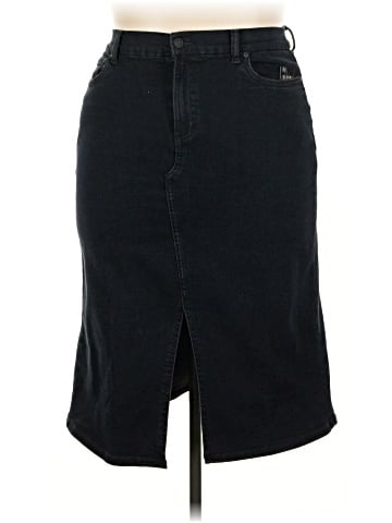 Canyon Retreat Denim Skirt (view 1)