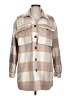 Privy Plaid Tan Coat Size L - photo 1