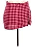 AFRM 100% Polyester Houndstooth Burgundy Pink Casual Skirt Size M - photo 1