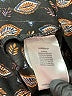 Molly Bracken 100% Polyester Paisley Black Long Sleeve Blouse Size L - photo 8