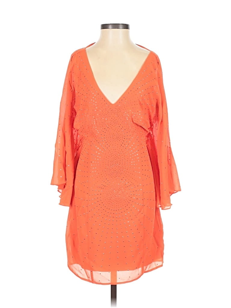 Bebe 3/4 Sleeve T-shirt In Orange