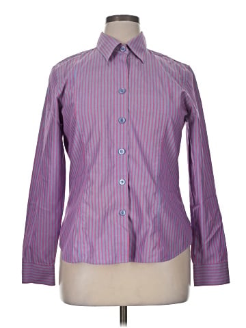 Foxcroft Long Sleeve Button-Down Shirt (view 1)