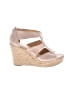 MICHAEL Michael Kors Solid Pink Tan Wedges Size 10 - photo 1