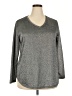 Faded Glory Gray 3/4 Sleeve Top Size 18W-20W - photo 1