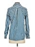 J.Crew 100% Cotton Stripes Blue Long Sleeve Button-Down Shirt Size 2 - photo 2
