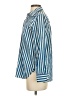 J.Crew 100% Cotton Stripes Blue Long Sleeve Button-Down Shirt Size 2 - photo 5
