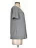 AvidLove Solid Gray Short Sleeve Top Size S - photo 4