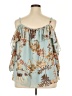 Boutique + Teal Sleeveless Blouse Size 2X - photo 2