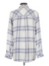 Rails 100% Rayon Plaid Silver Long Sleeve Blouse Size L - photo 2