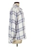 Rails 100% Rayon Plaid Silver Long Sleeve Blouse Size L - photo 4