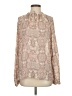 Lucky Brand Paisley Ivory Long Sleeve Blouse Size S - photo 1