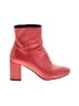 Balenciaga 100% Leather Red Ankle Boots Size EU 38 - photo 1