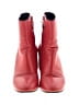 Balenciaga 100% Leather Red Ankle Boots Size EU 38 - photo 2