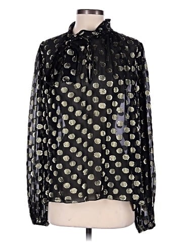 Dolce & Gabbana Long Sleeve Silk Top (view 1)