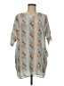 Tucker 100% Silk Teal Kimono Size M - photo 1