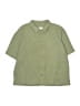 Zara Solid Green Short Sleeve Button-Down Shirt Size 13/14 - photo 1