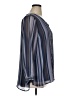 Cj Banks 100% Polyester Stripes Gray Long Sleeve Blouse Size 1X - photo 4