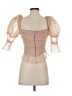 LPA Tan Short Sleeve Top Size S - photo 2
